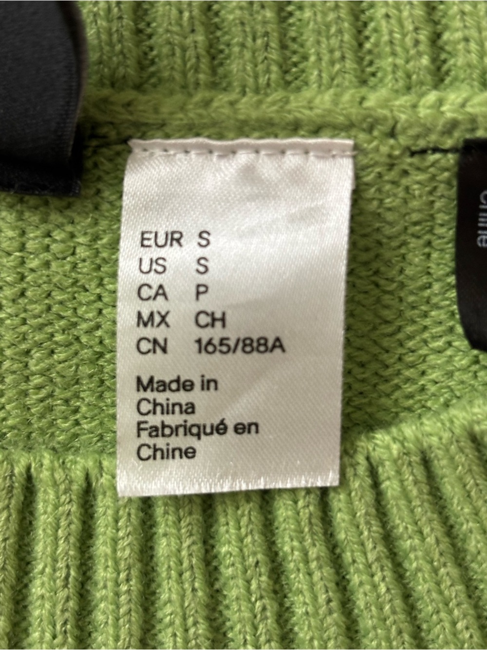 H&M Lime Green Knit Sweater Vest - Picture 4 of 6